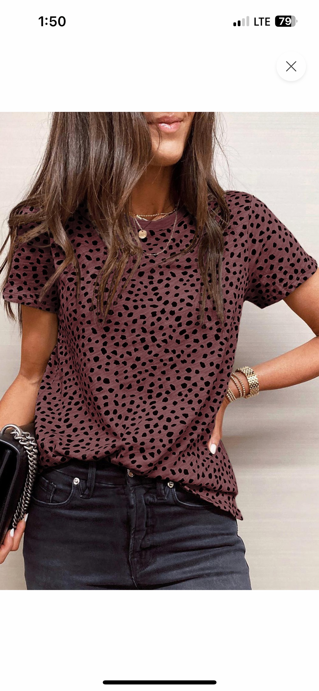 Cheetah Short Sleeve Purple